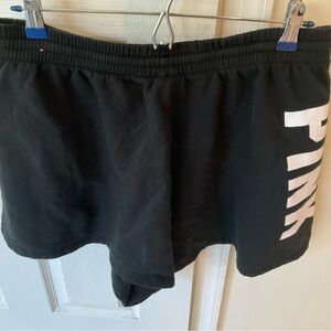 PINK Victoria's Secret Black Athletic Shorts